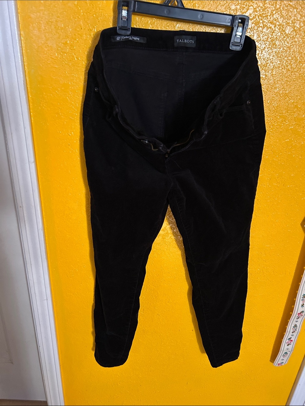 Talbots Black Skinny Corduroy Women’s Jeans